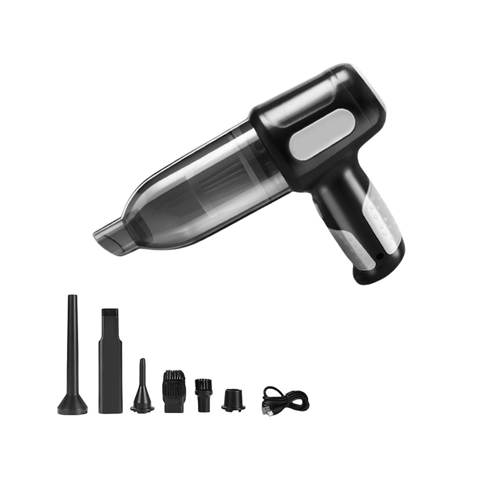 Mini Handheld Vacuum Dust Blower Cordless for Car, Portable Car Vacuum Cleaner and Air Blower, 12000pa Suction, Electric Air Duster Car Vacuum Cordless Air Blower for Car, Office, Pet Hair